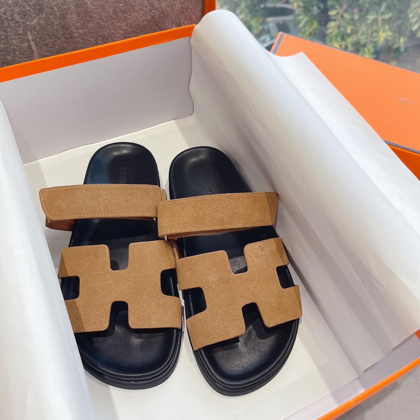 Hermes Authenticated Chypre Sandal  - FashionPlug