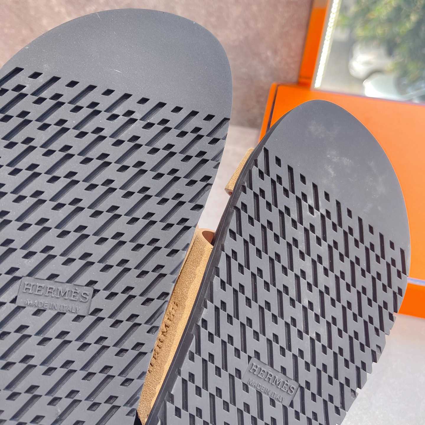 Hermes Authenticated Chypre Sandal  - FashionPlug