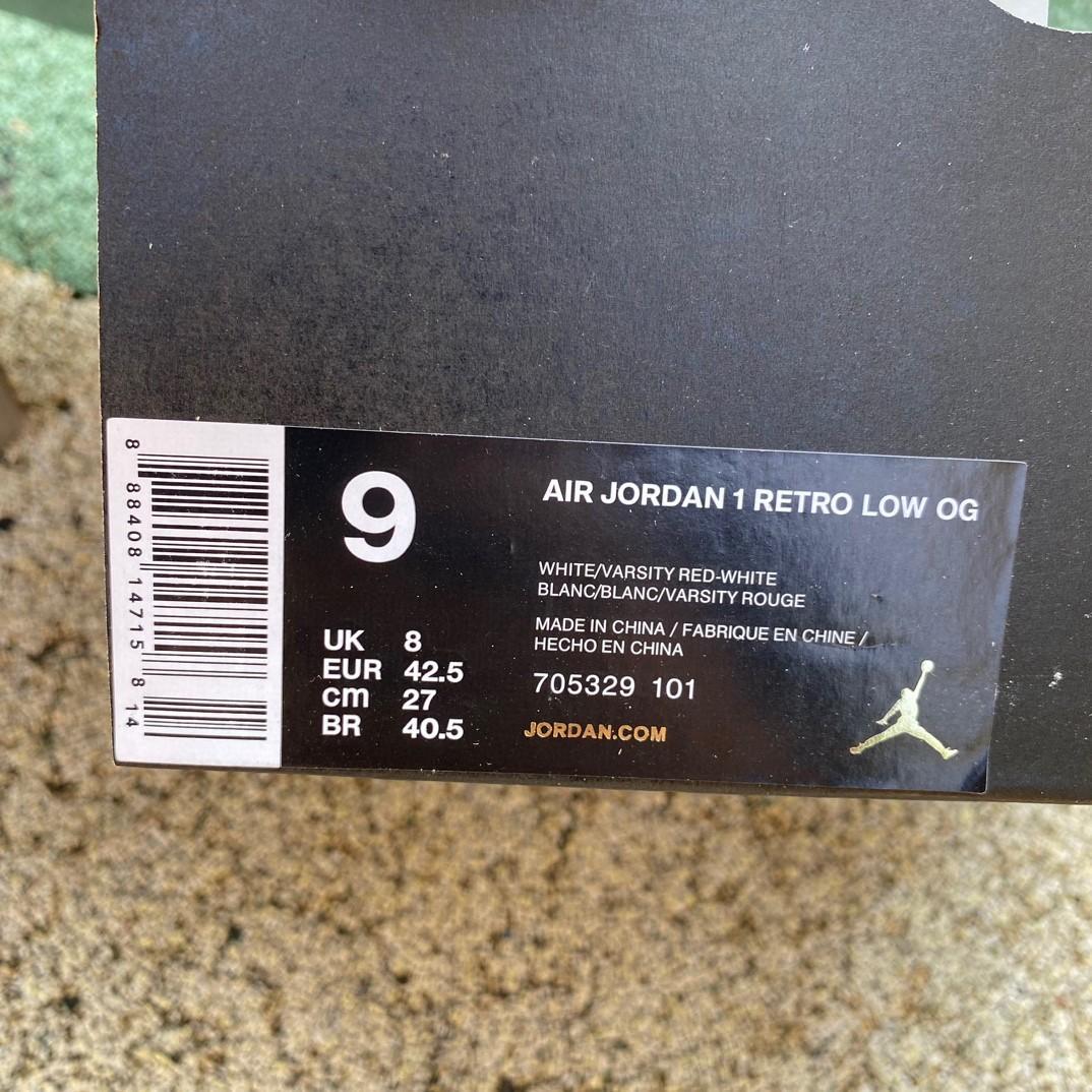 Air Jordan 1 Retro Low Sneaker     705329-101 - FashionPlug