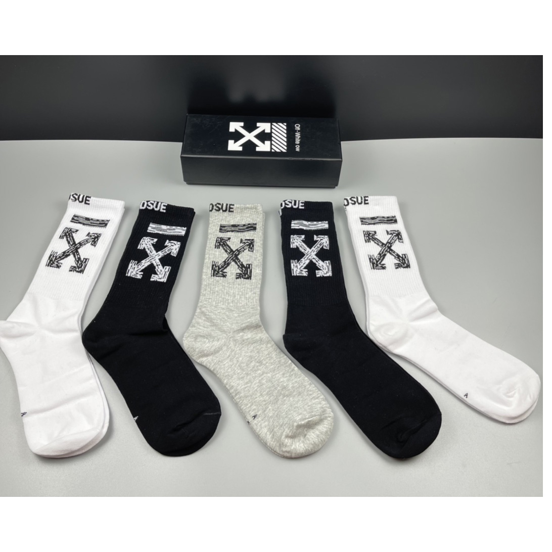 Off White Socks/Box - FashionPlug