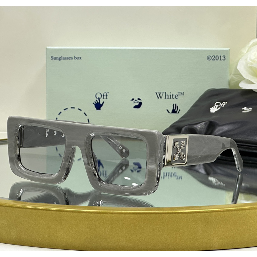 Off White Arrows-motif Sunglasses          OERI049  - FashionPlug