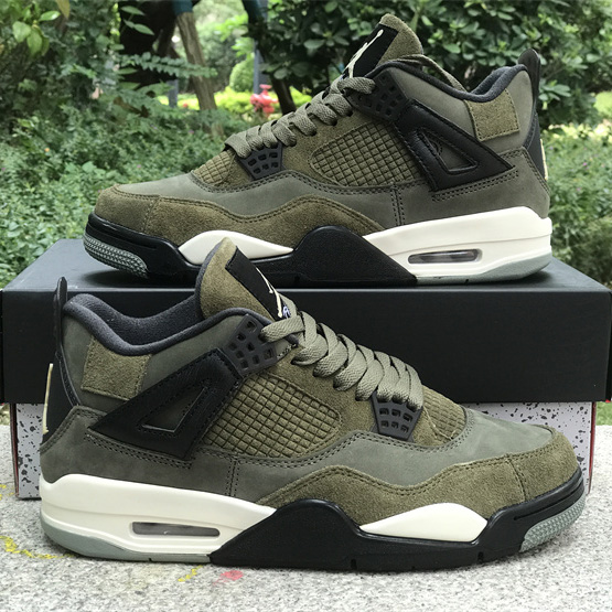 Air Jordan 4 Craft “Olive” Sneaker         FB9927-200  - FashionPlug