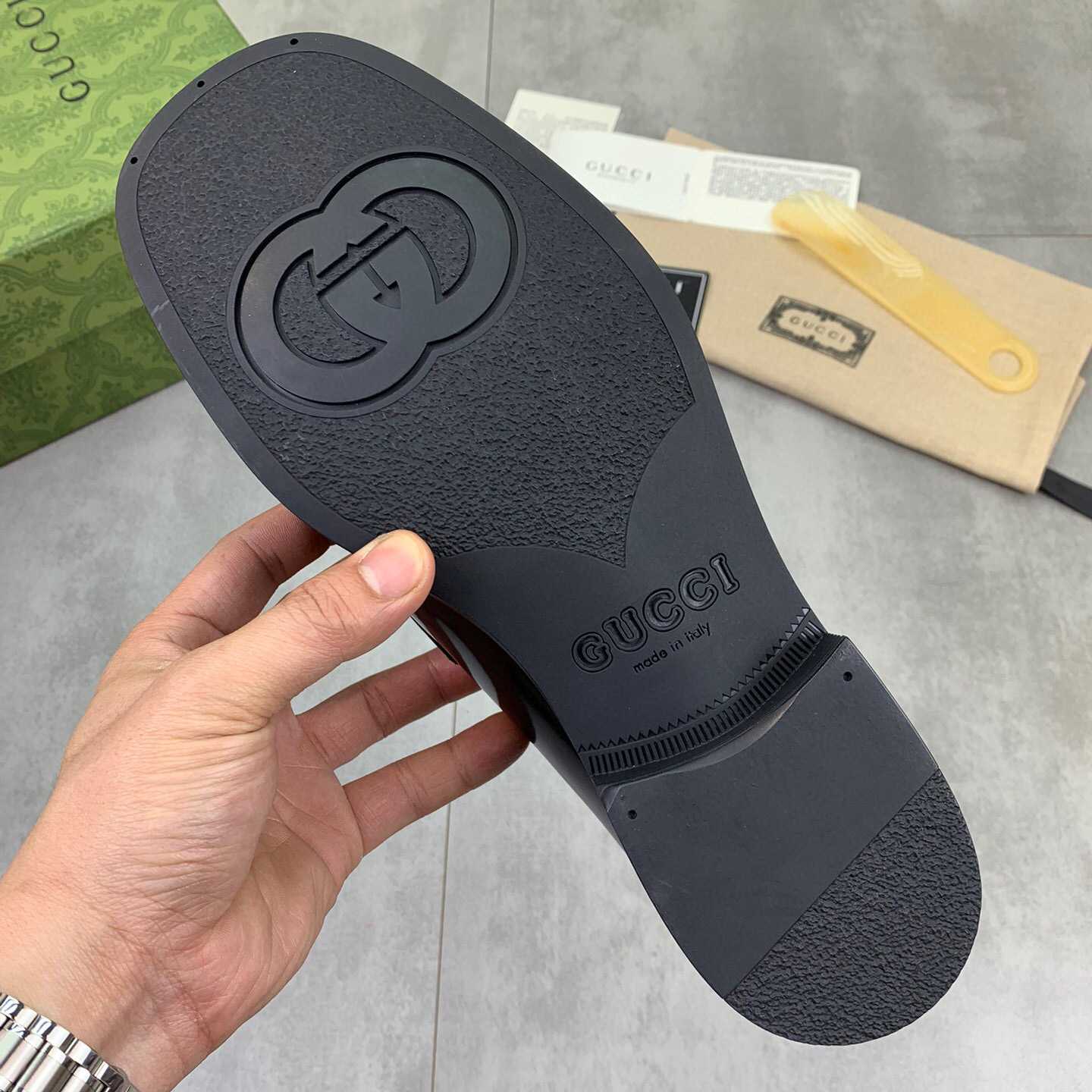 Gucci GG Leather Loafers(Upon Uk Size) - FashionPlug