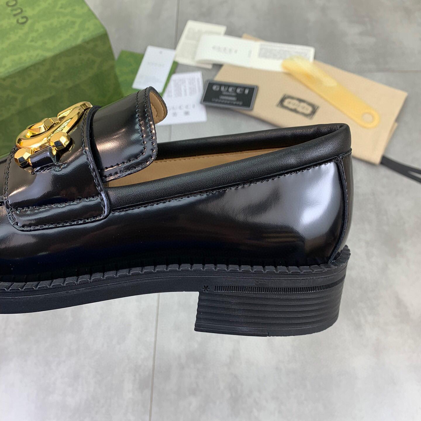 Gucci GG Leather Loafers(Upon Uk Size) - FashionPlug