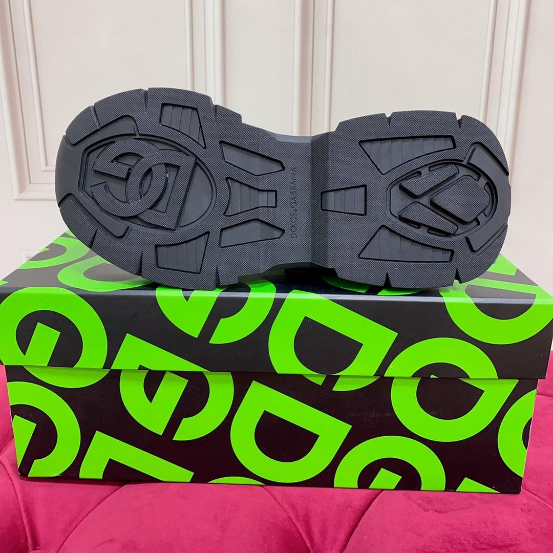 Dolce & Gabbana Mixed-material Airmaster Mule Sneakers - FashionPlug