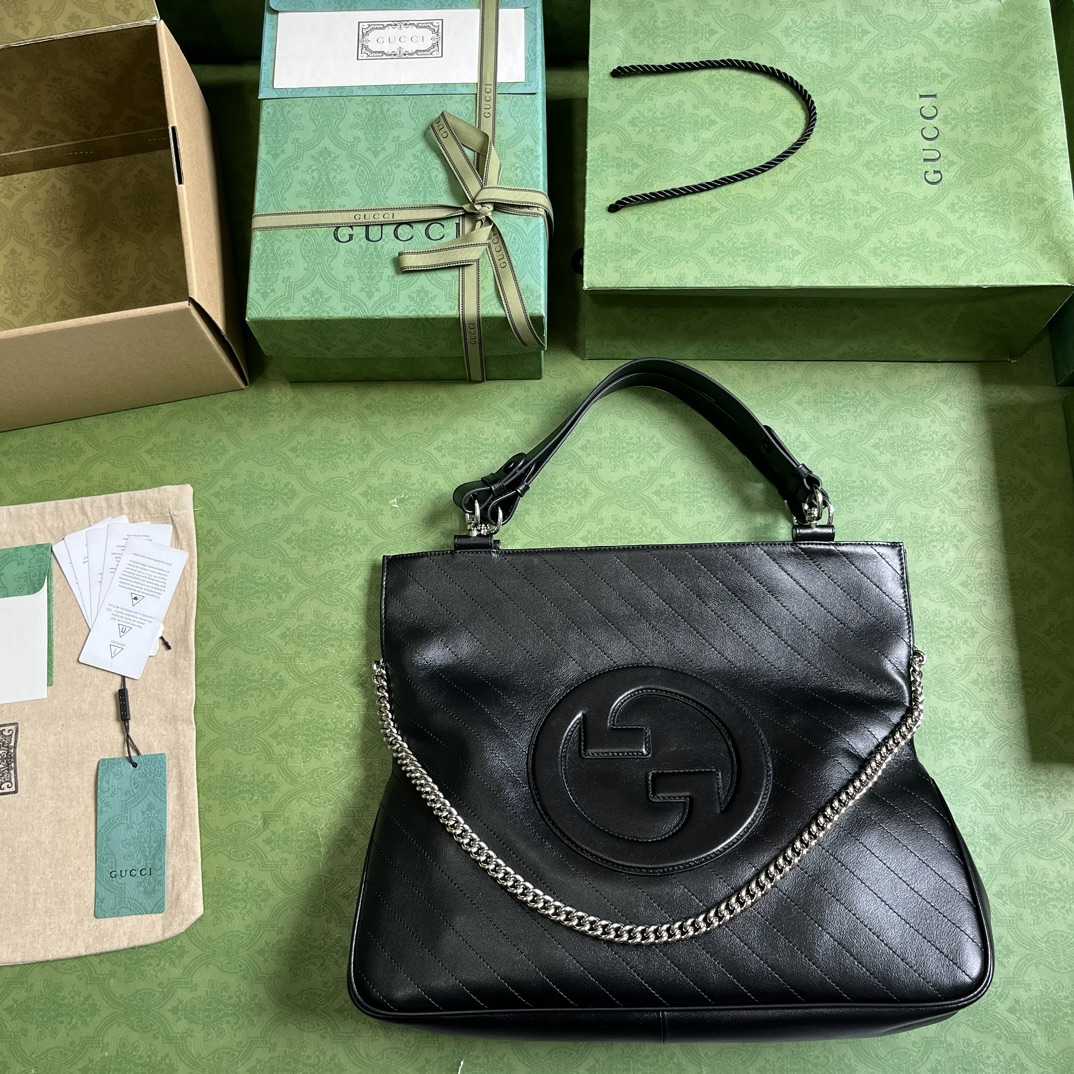 Gucci Blondie Medium Tote Bag (34.5x 41x 8cm) - FashionPlug
