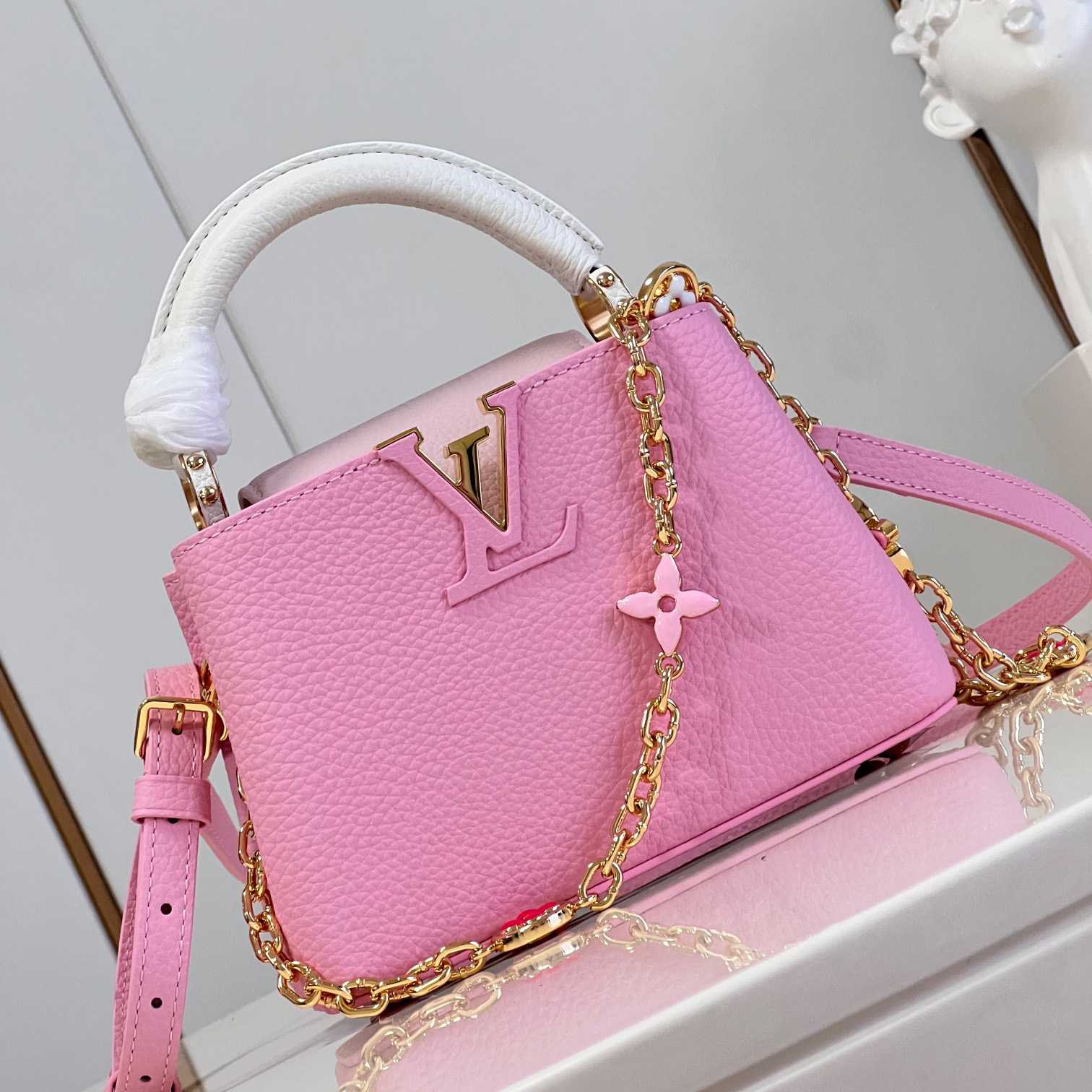 Louis Vuitton Capucines Mini Capucines (21x14x8cm)  M48865 - FashionPlug