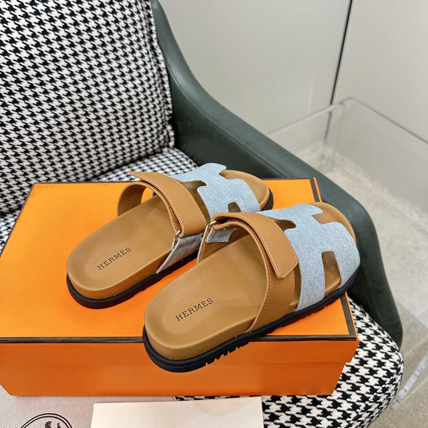 Hermes Women's Chypre Sandal  - FashionPlug