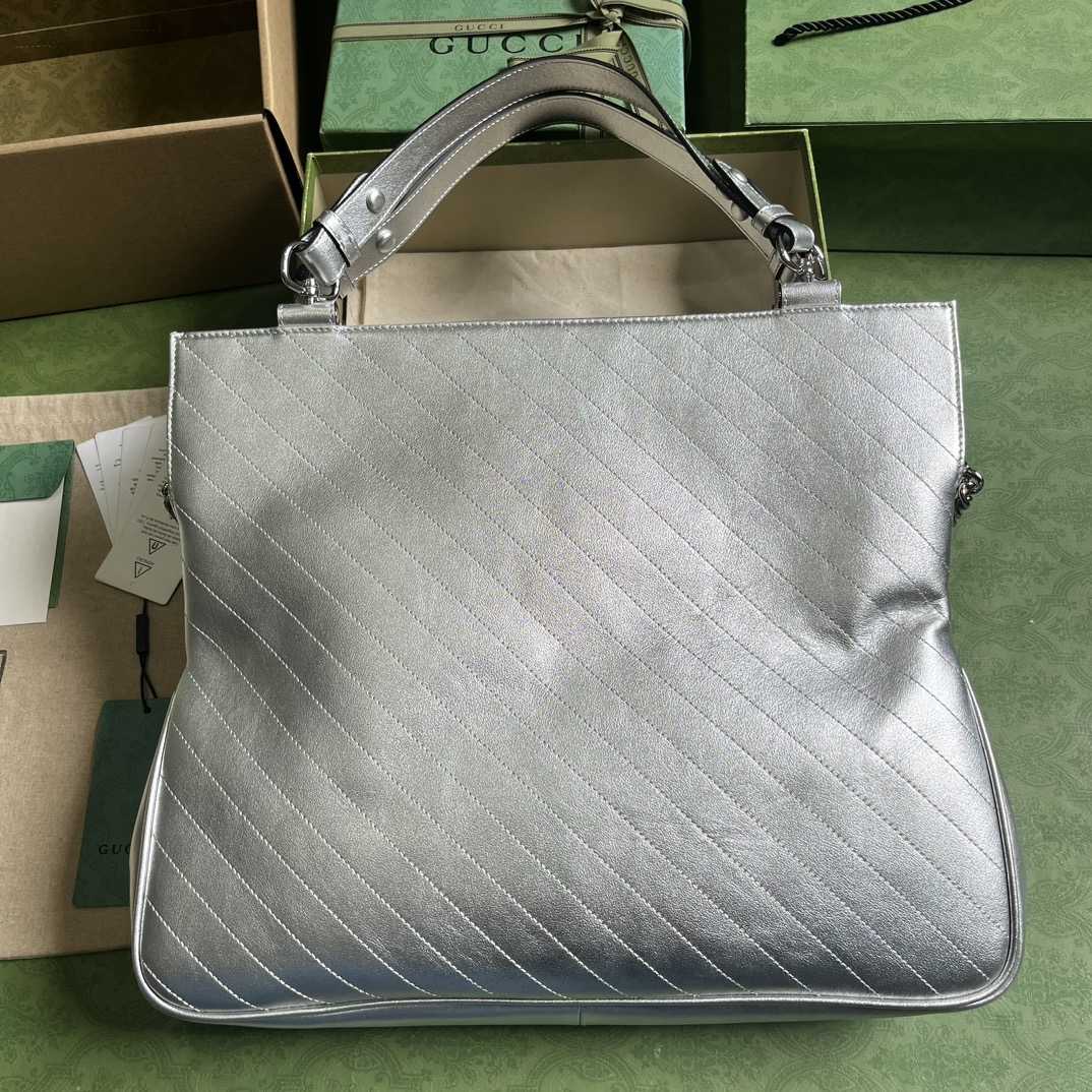 Gucci Blondie Medium Tote Bag (34.5x 41x 8cm) - FashionPlug