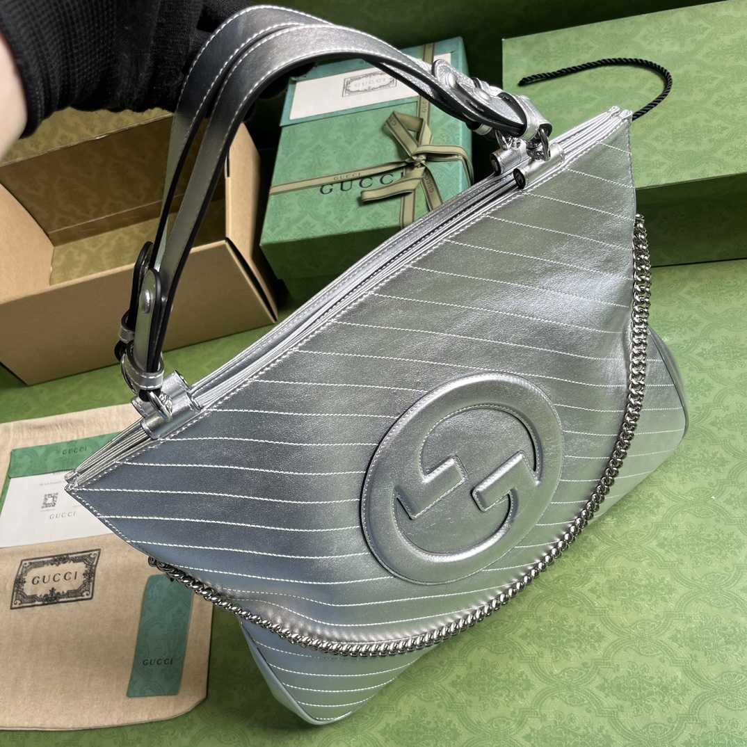 Gucci Blondie Medium Tote Bag (34.5x 41x 8cm) - FashionPlug