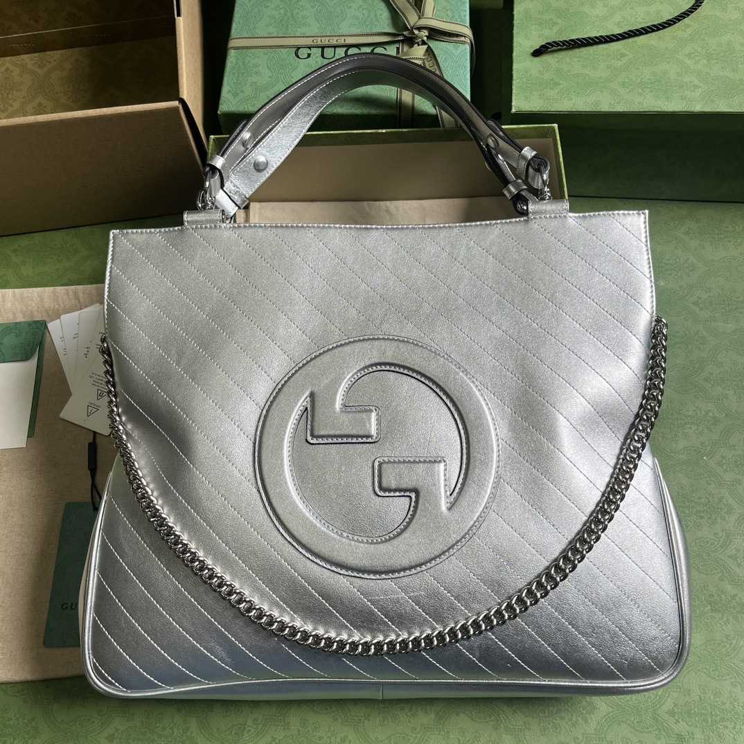 Gucci Blondie Medium Tote Bag (34.5x 41x 8cm) - FashionPlug