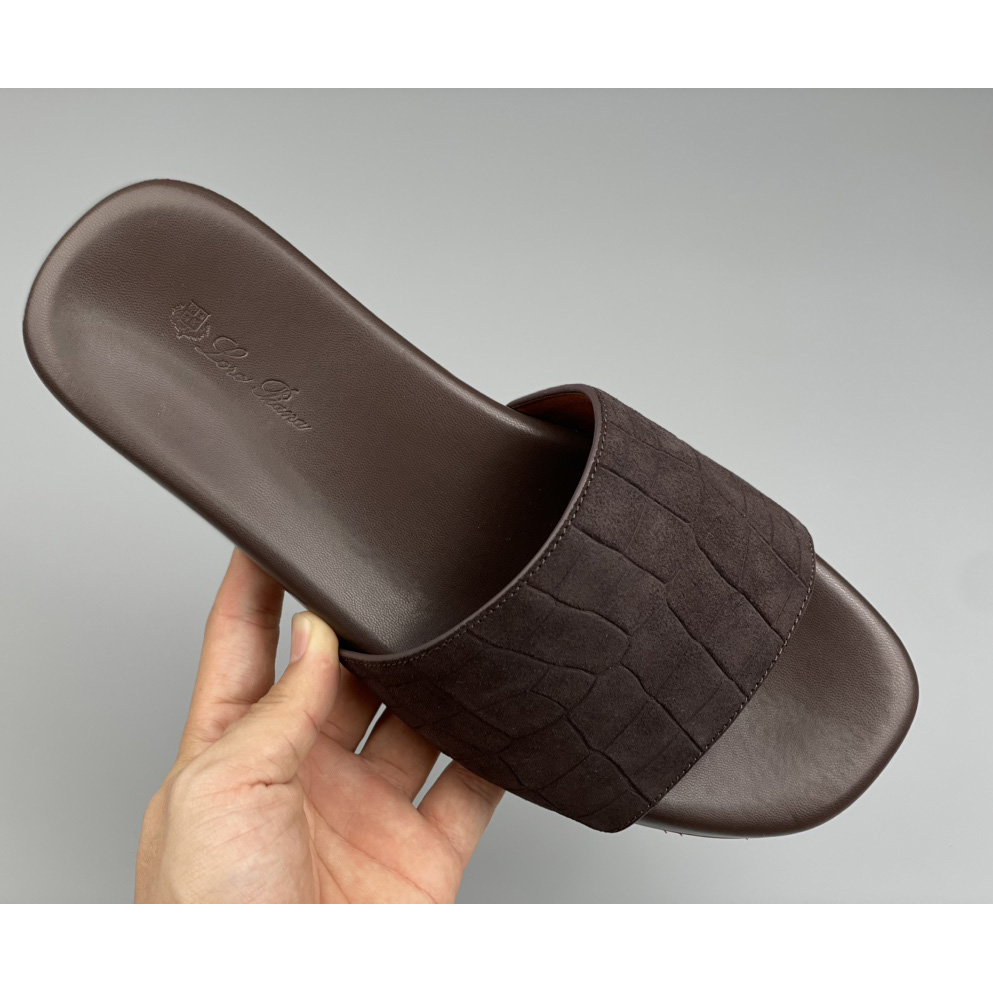 Loro Piana Slide Sandal  - FashionPlug