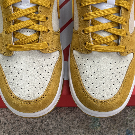 Nike Dunk Low WMNS “Gold Suede” Sneaker       DV7411-200 - FashionPlug