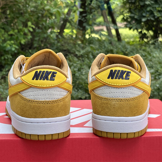 Nike Dunk Low WMNS “Gold Suede” Sneaker       DV7411-200 - FashionPlug