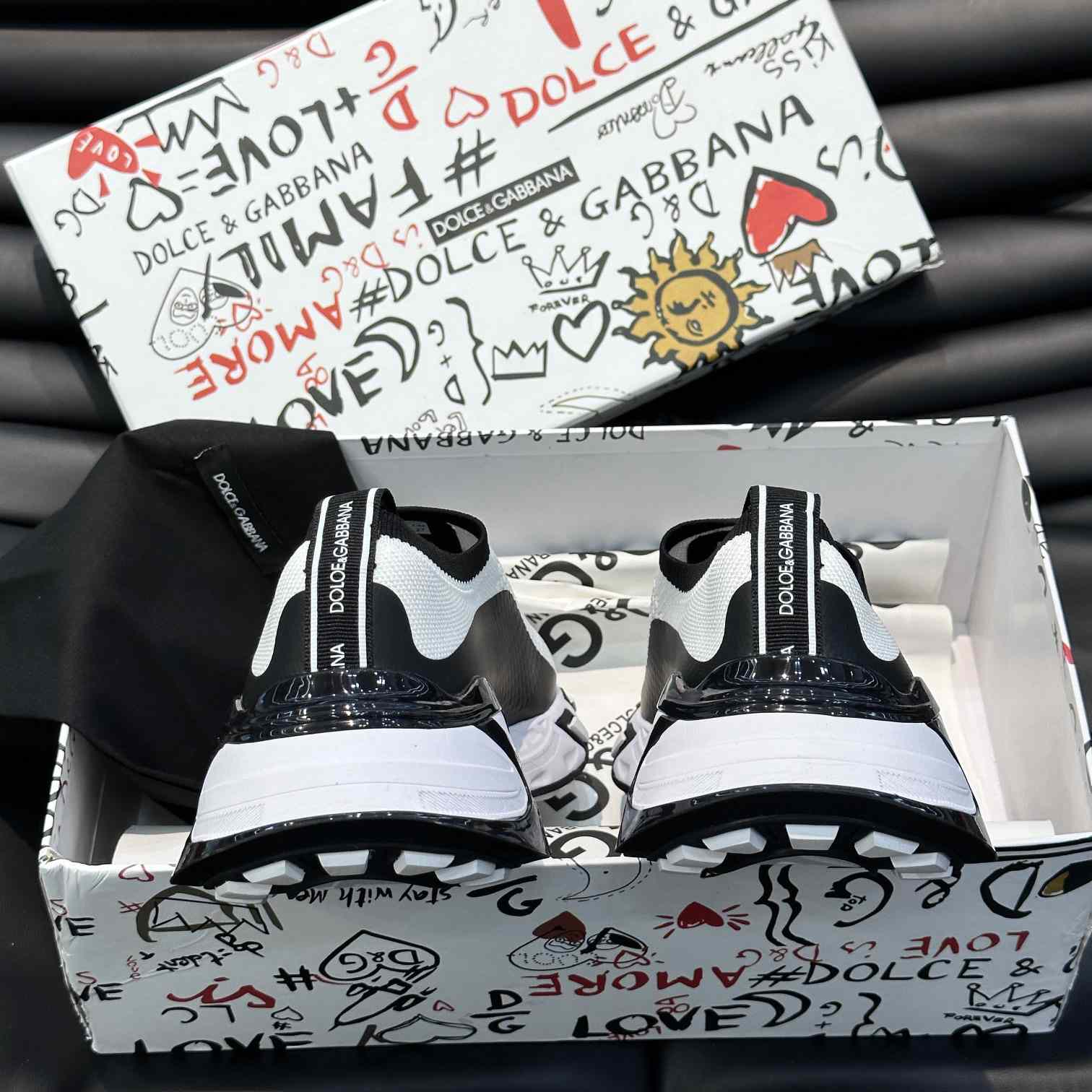 Dolce & Gabbana Stretch Mesh Fast Sneakers - FashionPlug