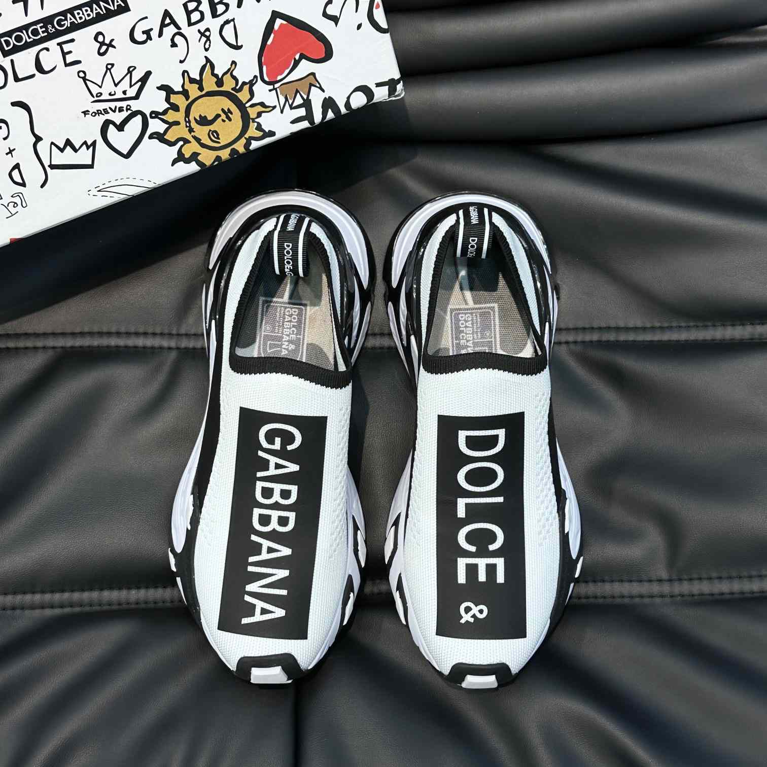 Dolce & Gabbana Stretch Mesh Fast Sneakers - FashionPlug