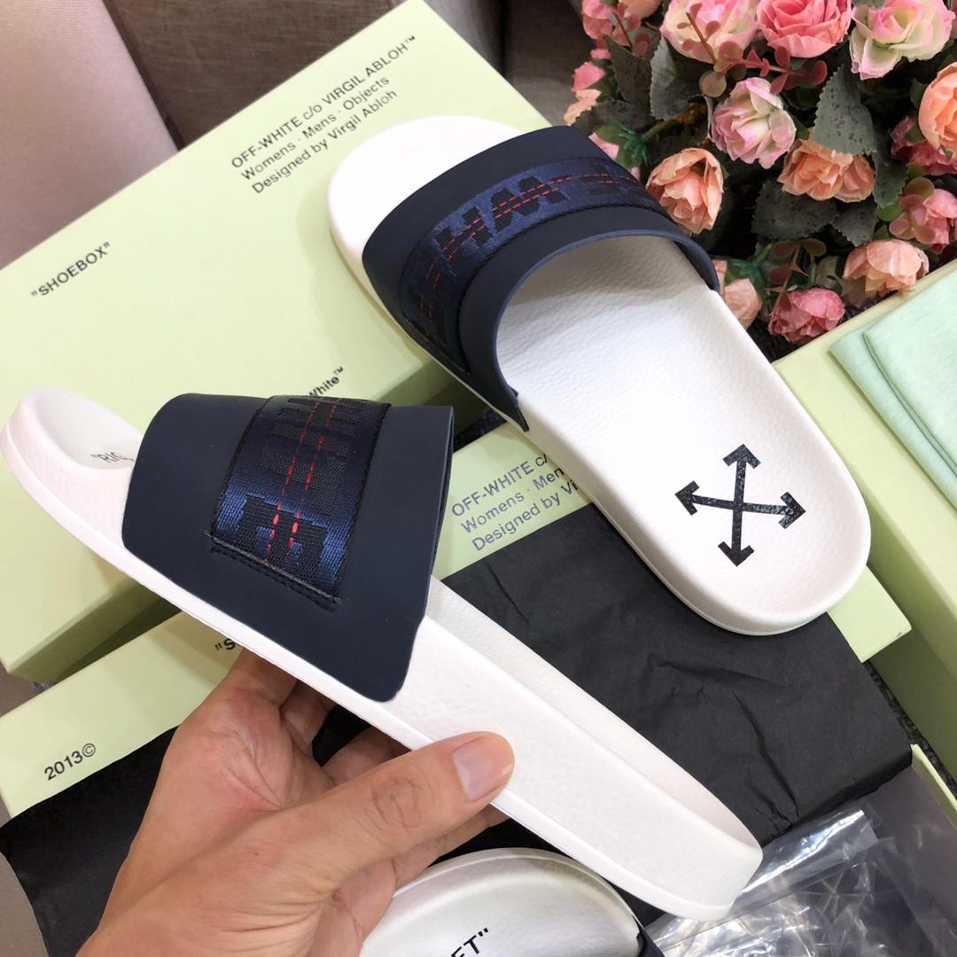 Off White Slides - FashionPlug