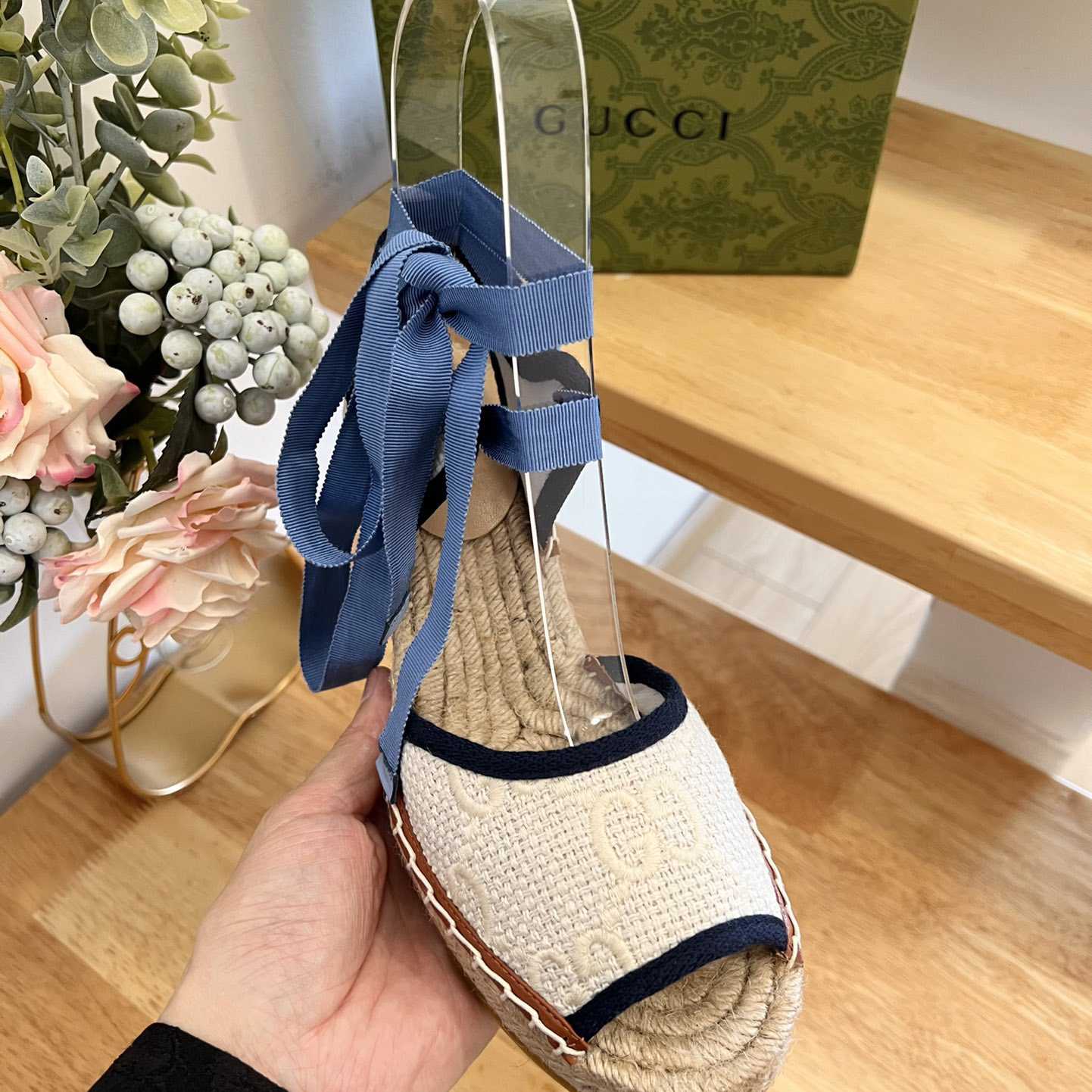 Gucci Women's GG Espadrille - FashionPlug