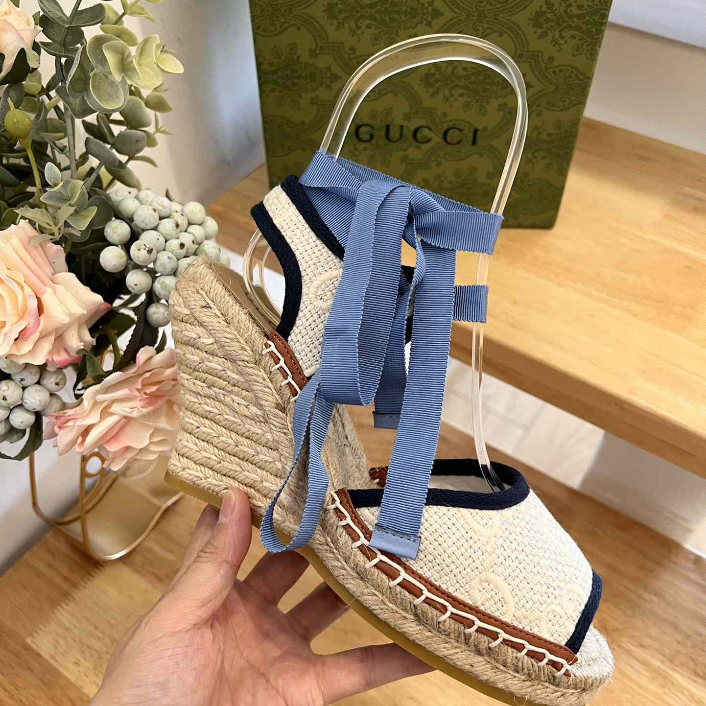 Gucci Women's GG Espadrille - FashionPlug