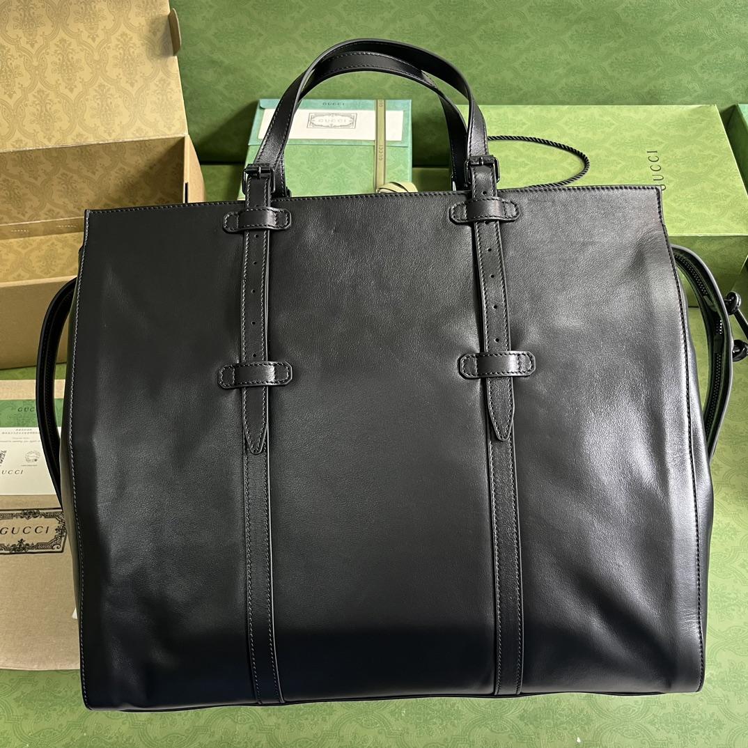 Gucci Large Tote Bag With Tonal Double G (47-36-24cm) - FashionPlug