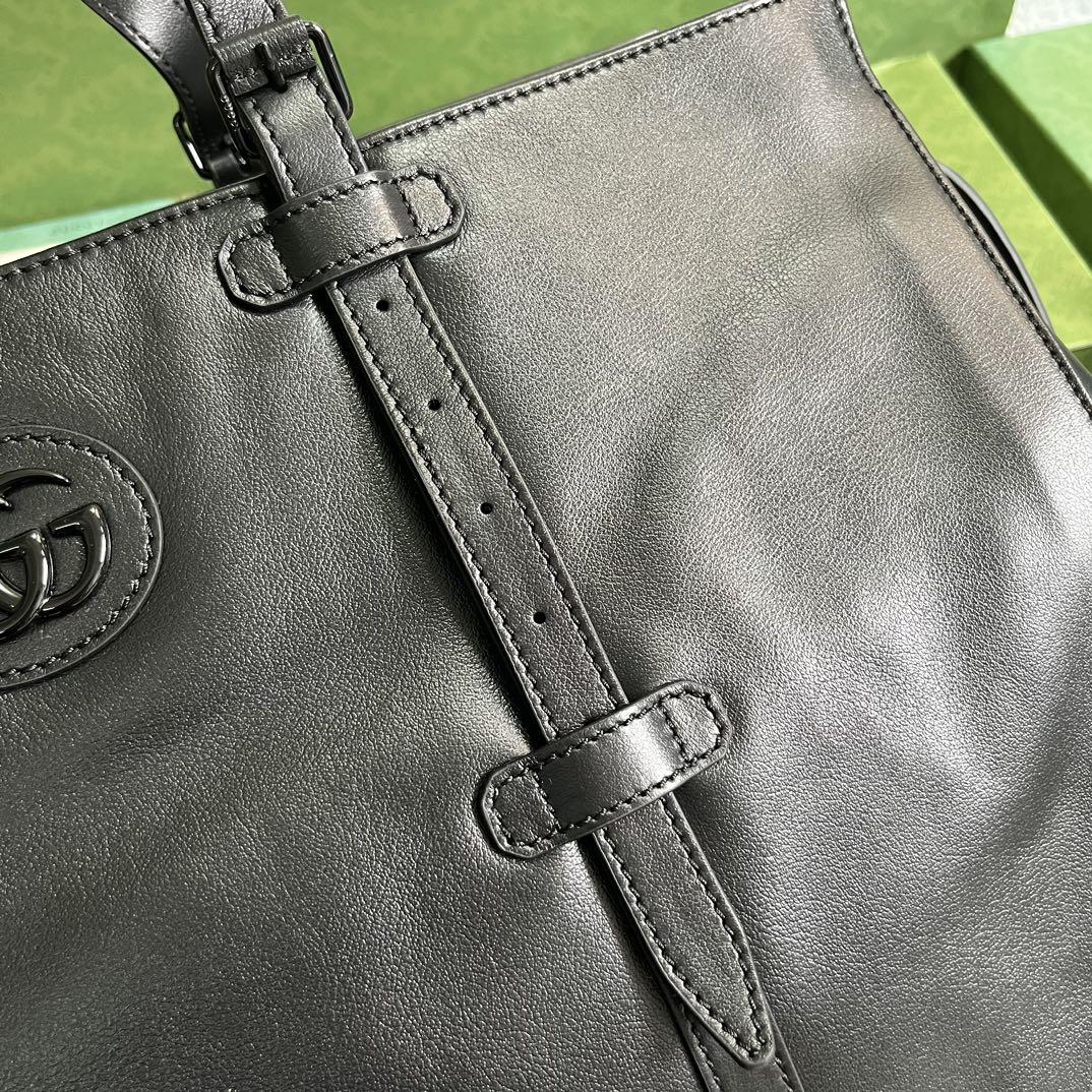 Gucci Large Tote Bag With Tonal Double G (47-36-24cm) - FashionPlug