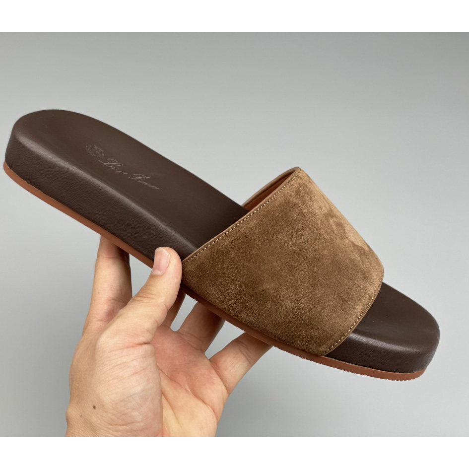 Loro Piana Slide Sandal  - FashionPlug