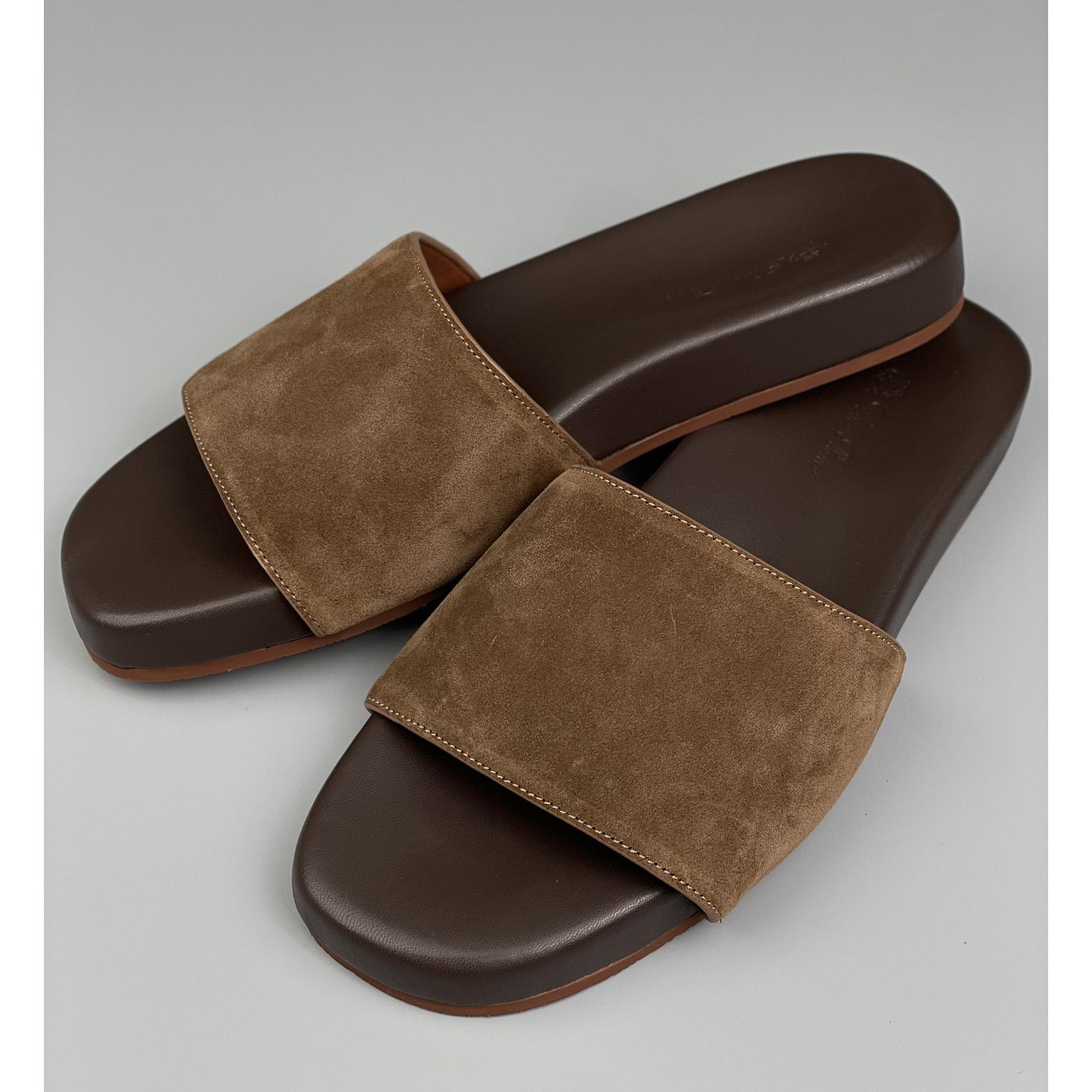 Loro Piana Slide Sandal  - FashionPlug