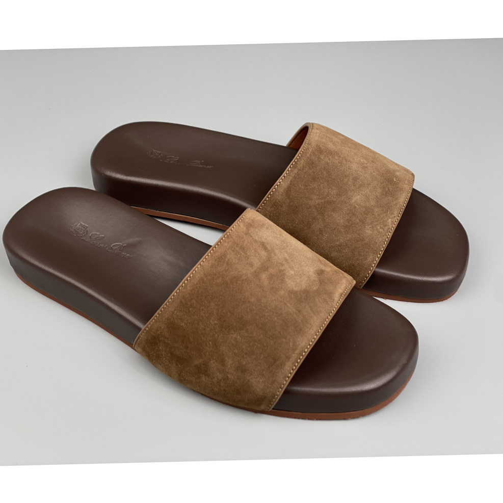 Loro Piana Slide Sandal  - FashionPlug