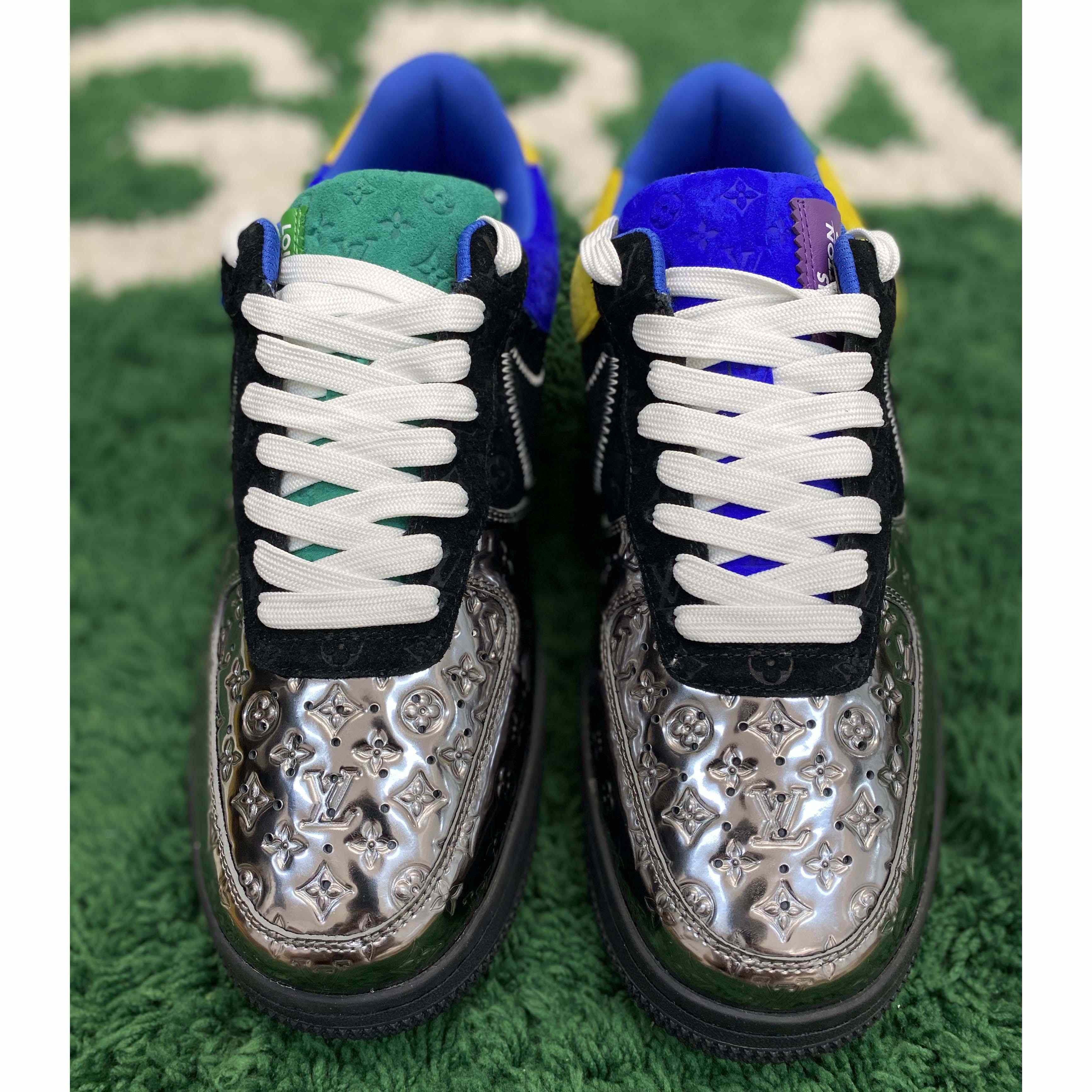 Off-White x Louis Vuitton X Nike Air Force 1 Sneaker - FashionPlug