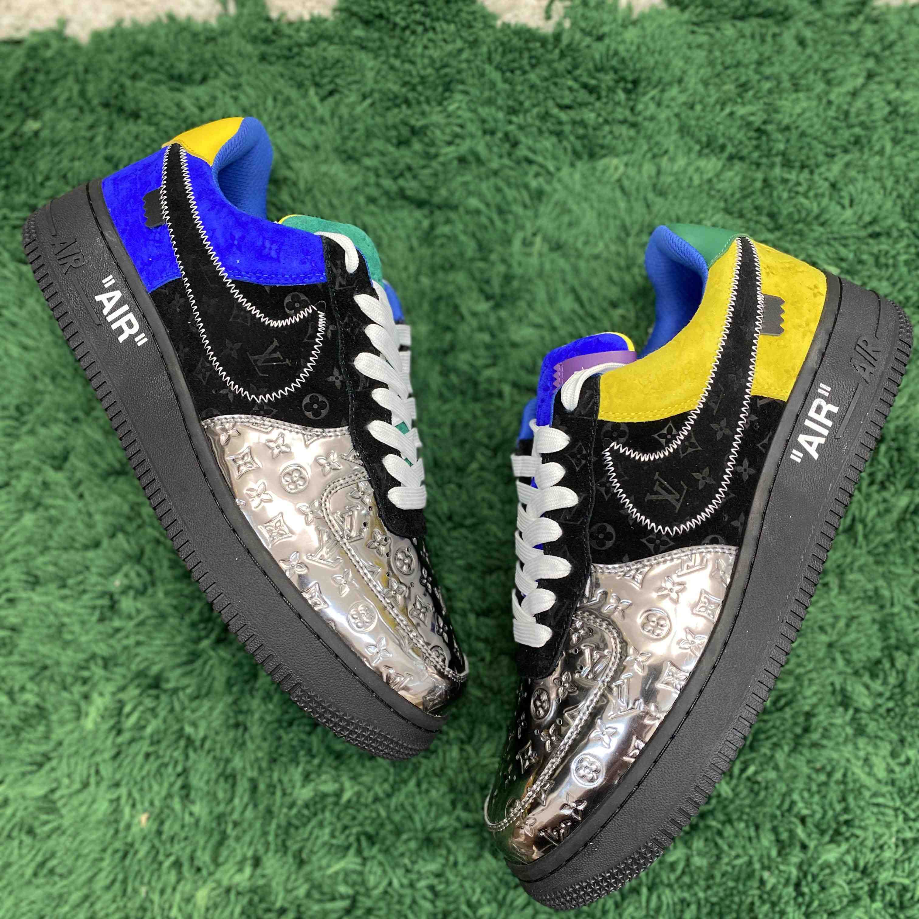 Off-White x Louis Vuitton X Nike Air Force 1 Sneaker - FashionPlug