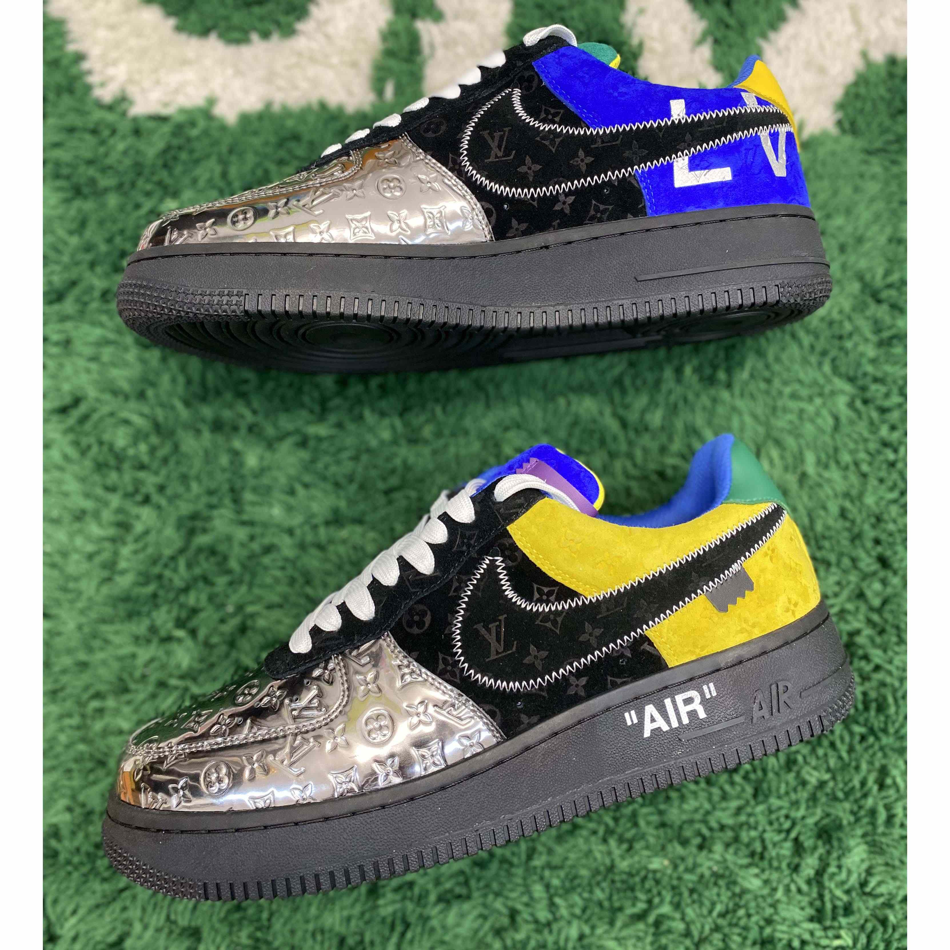 Off-White x Louis Vuitton X Nike Air Force 1 Sneaker - FashionPlug