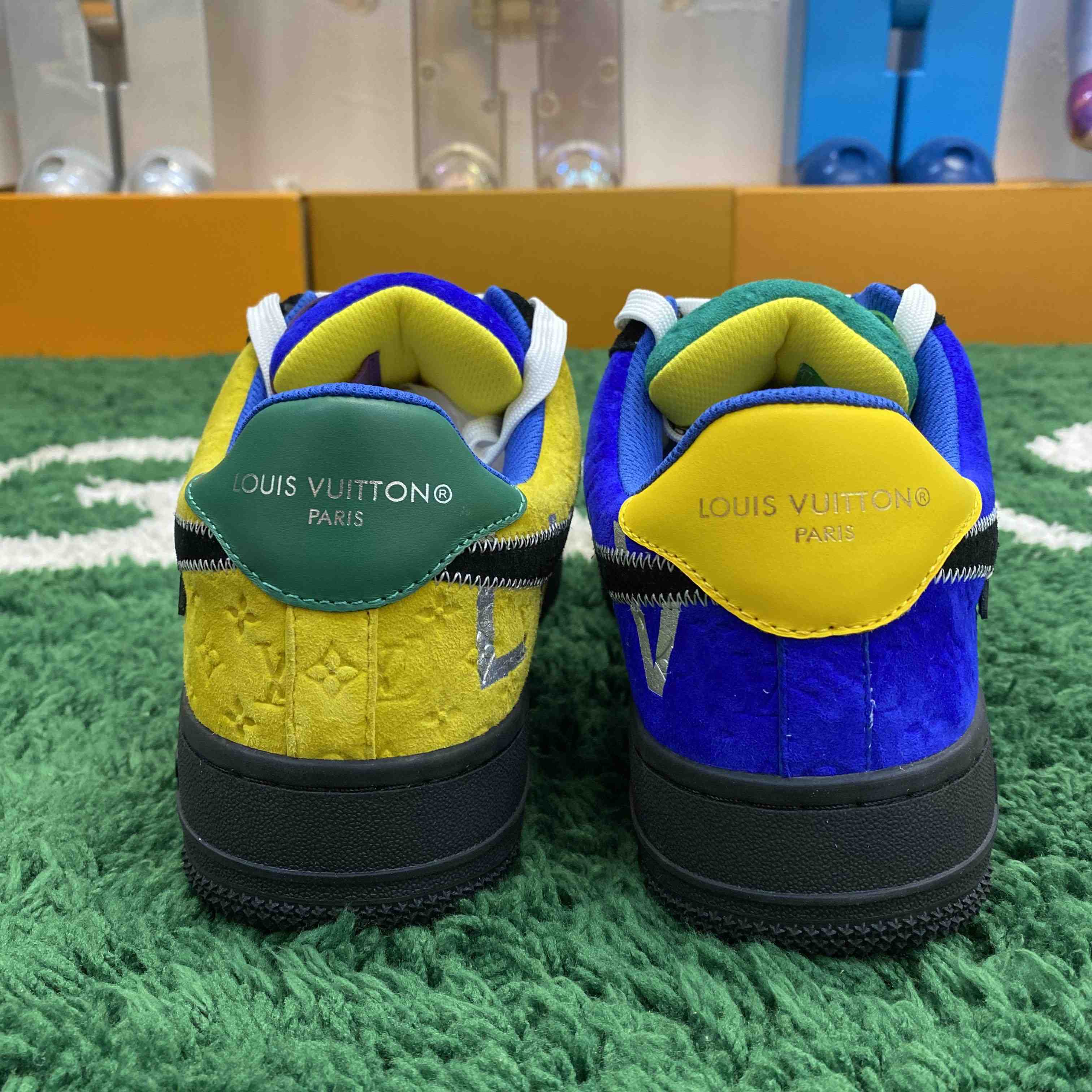 Off-White x Louis Vuitton X Nike Air Force 1 Sneaker - FashionPlug