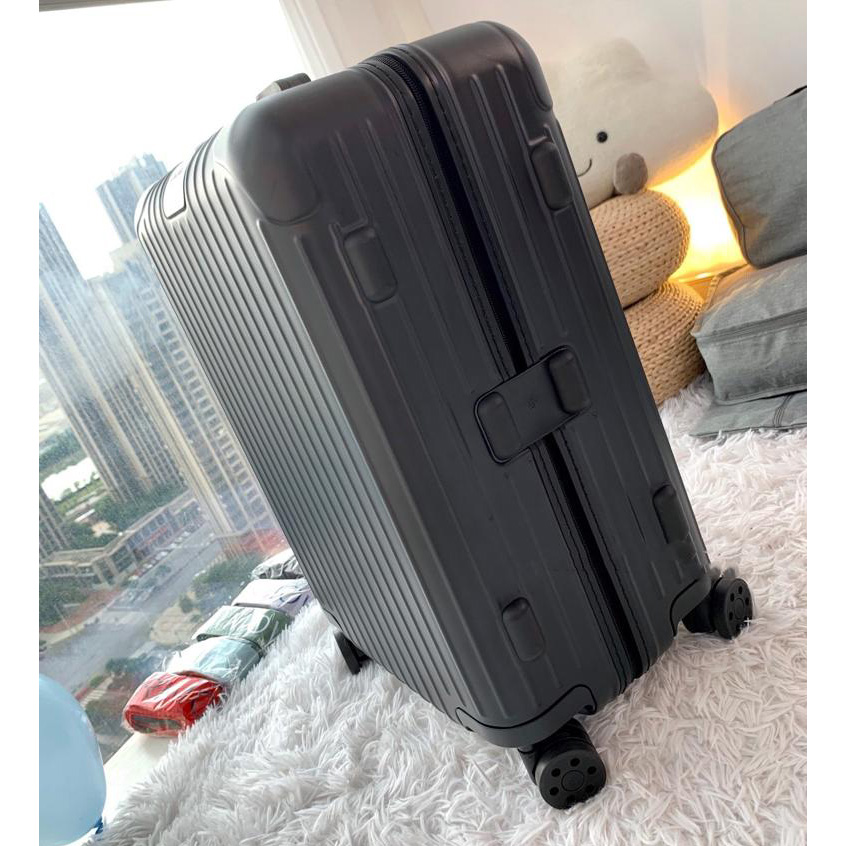 Rimowa Luggage Matt Black 20 - FashionPlug