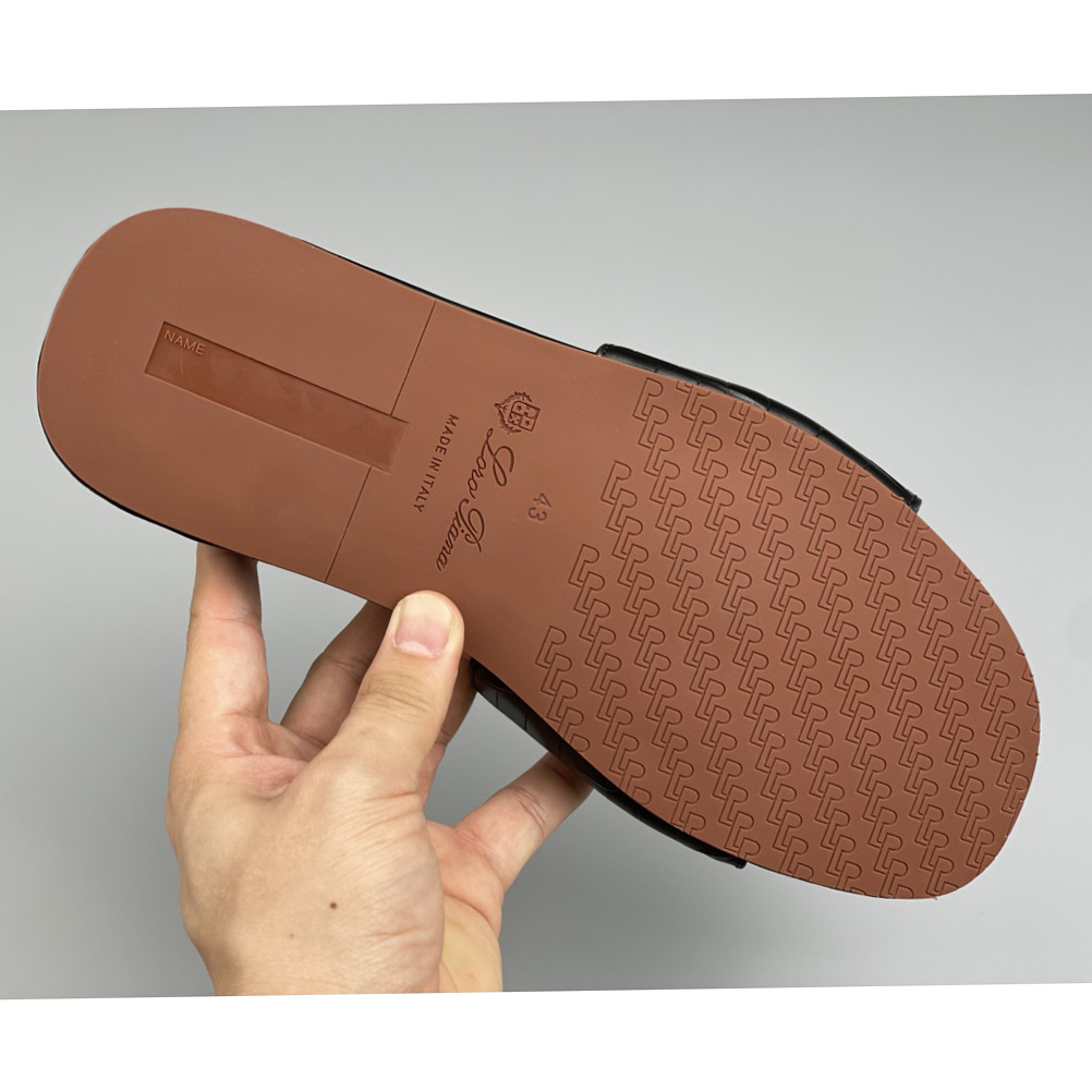 Loro Piana Slide Sandal  - FashionPlug