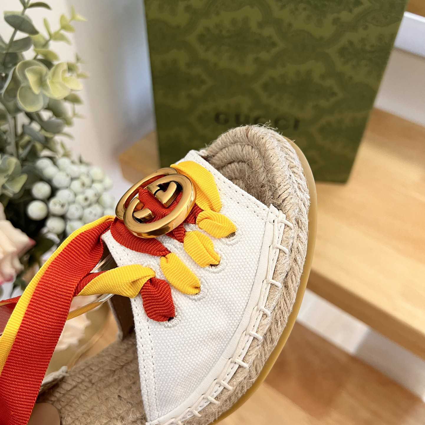 Gucci Women's Espadrille Sandal - FashionPlug