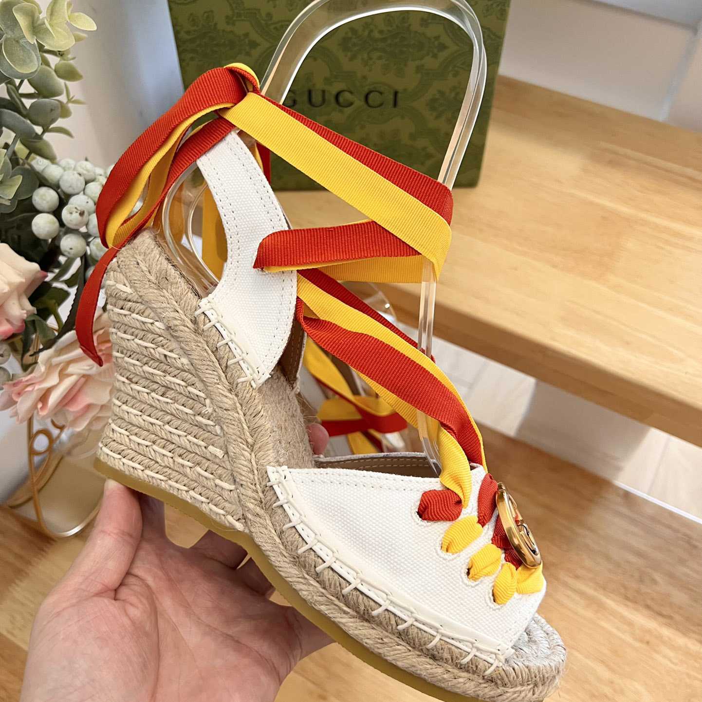 Gucci Women's Espadrille Sandal - FashionPlug