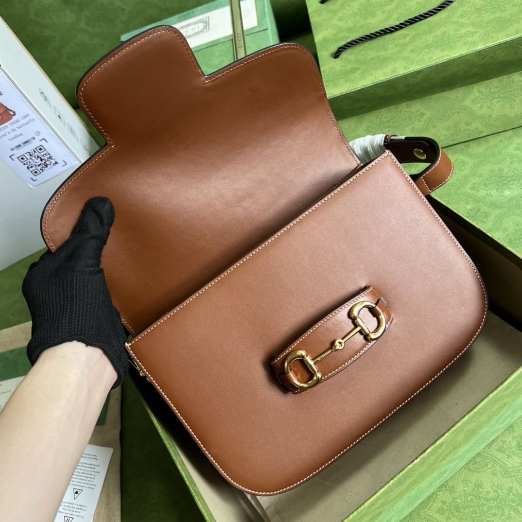 Gucci Horsebit 1955 Shoulder Bag(25-18-8cm)    - FashionPlug