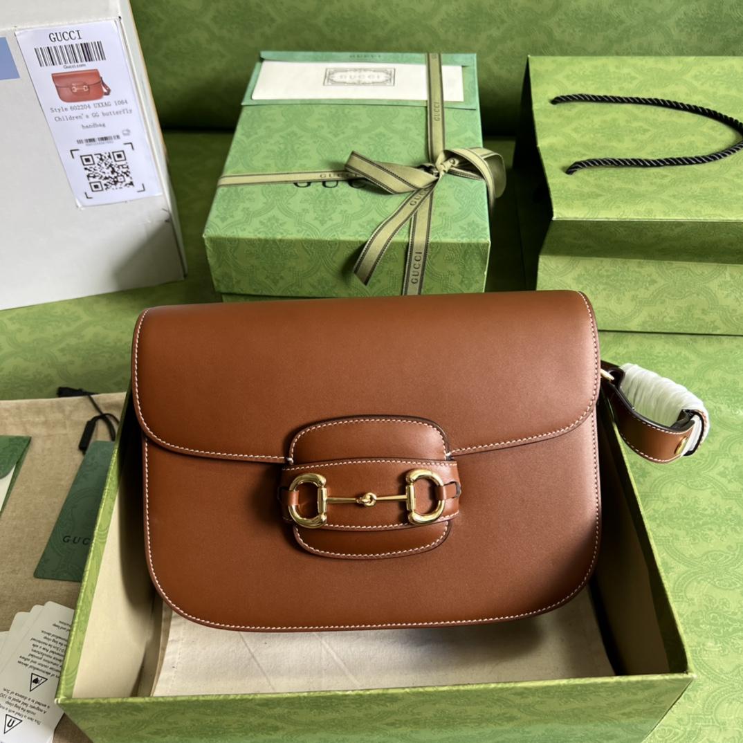 Gucci Horsebit 1955 Shoulder Bag(25-18-8cm)    - FashionPlug