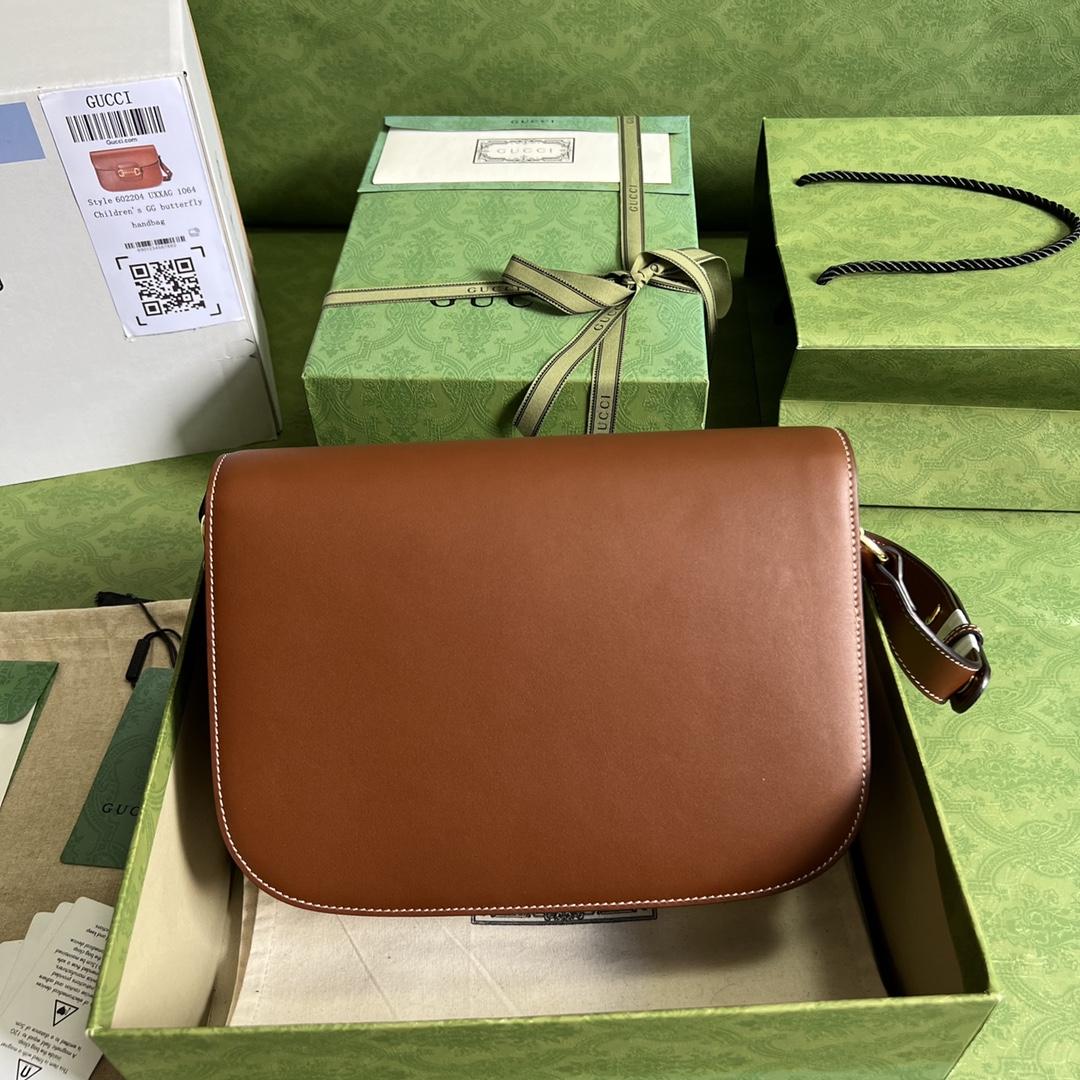 Gucci Horsebit 1955 Shoulder Bag(25-18-8cm)    - FashionPlug