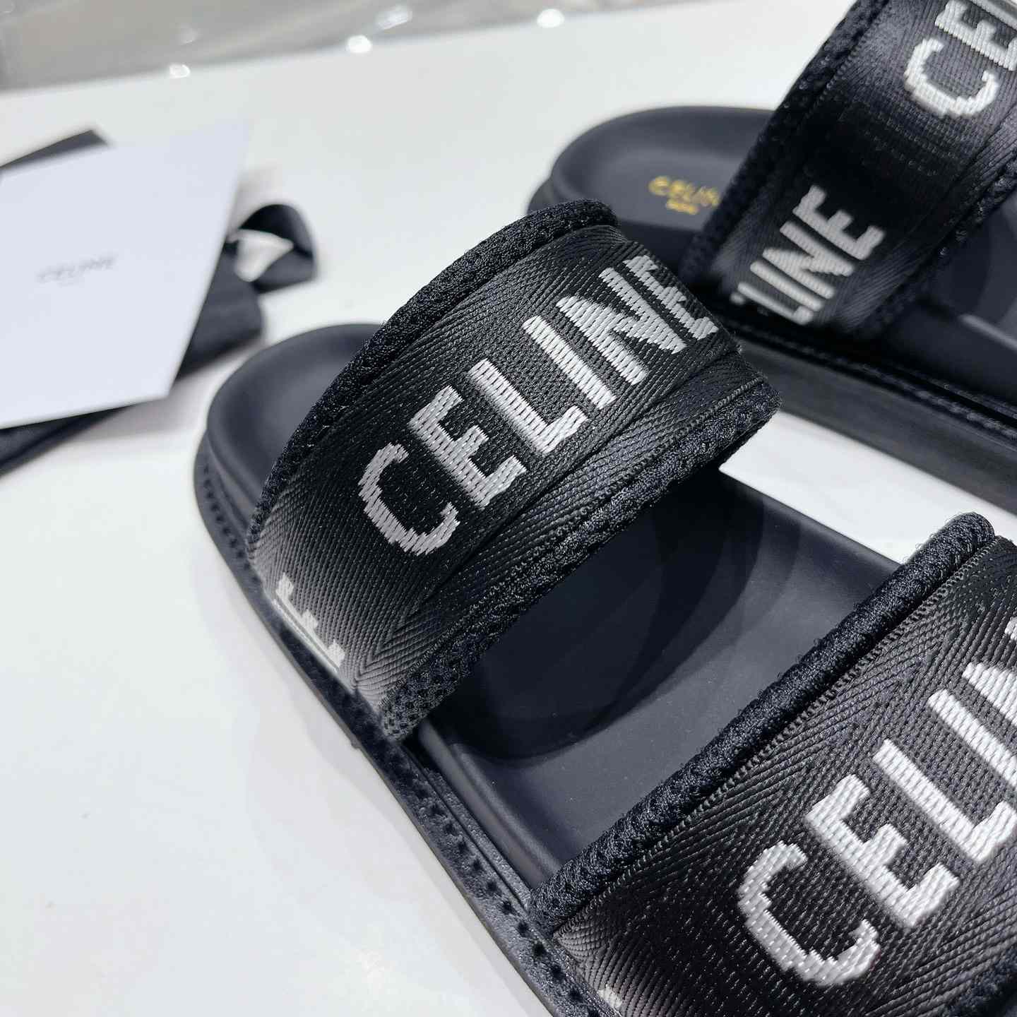 Celine Leo Scratch Sandal In Calfskin - FashionPlug