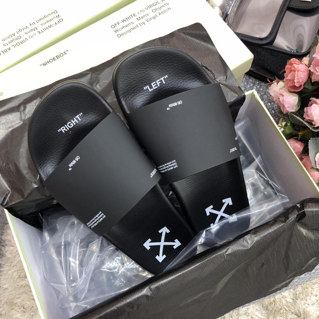 Off White C/O Virgil Abloh Slides - FashionPlug