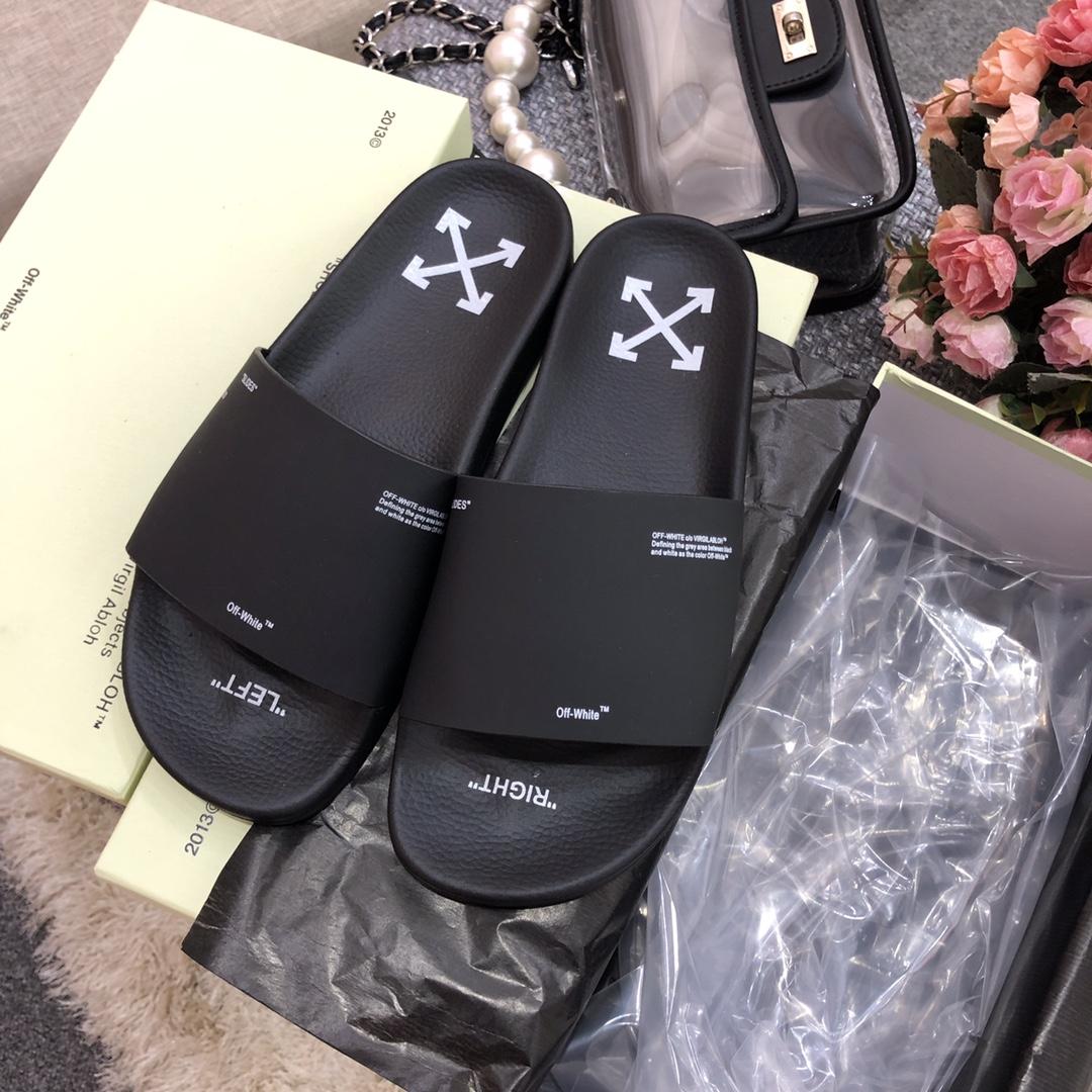 Off White C/O Virgil Abloh Slides - FashionPlug