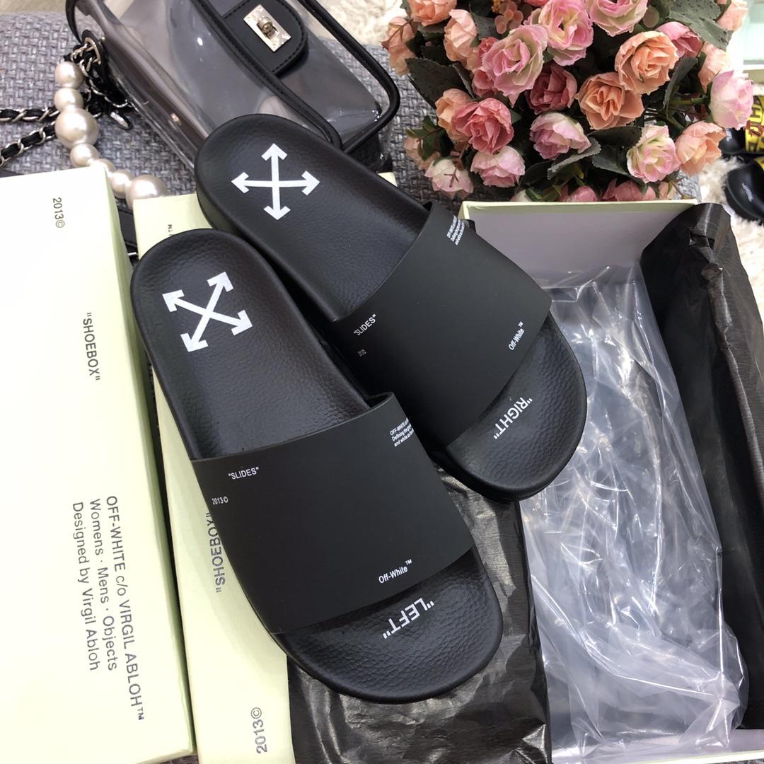 Off White C/O Virgil Abloh Slides - FashionPlug
