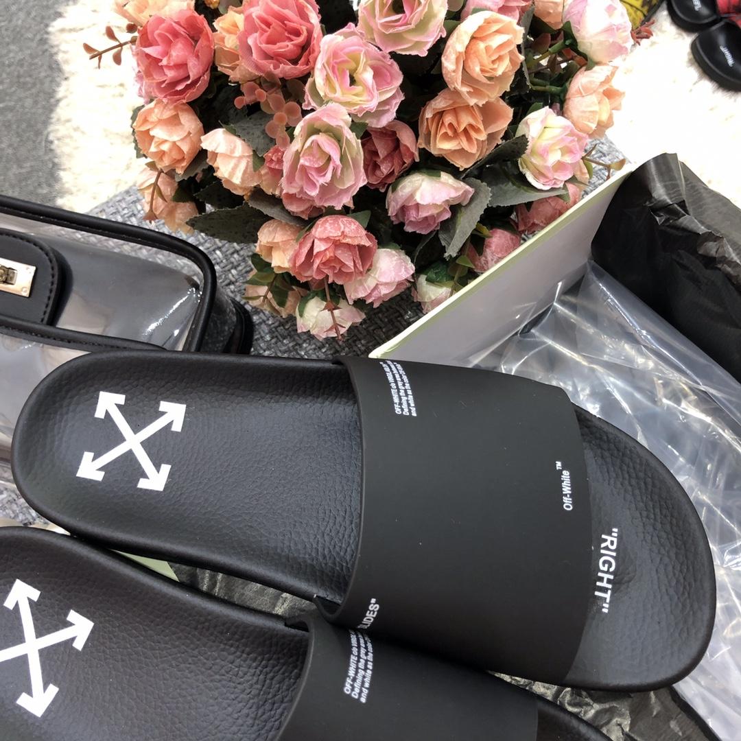Off White C/O Virgil Abloh Slides - FashionPlug