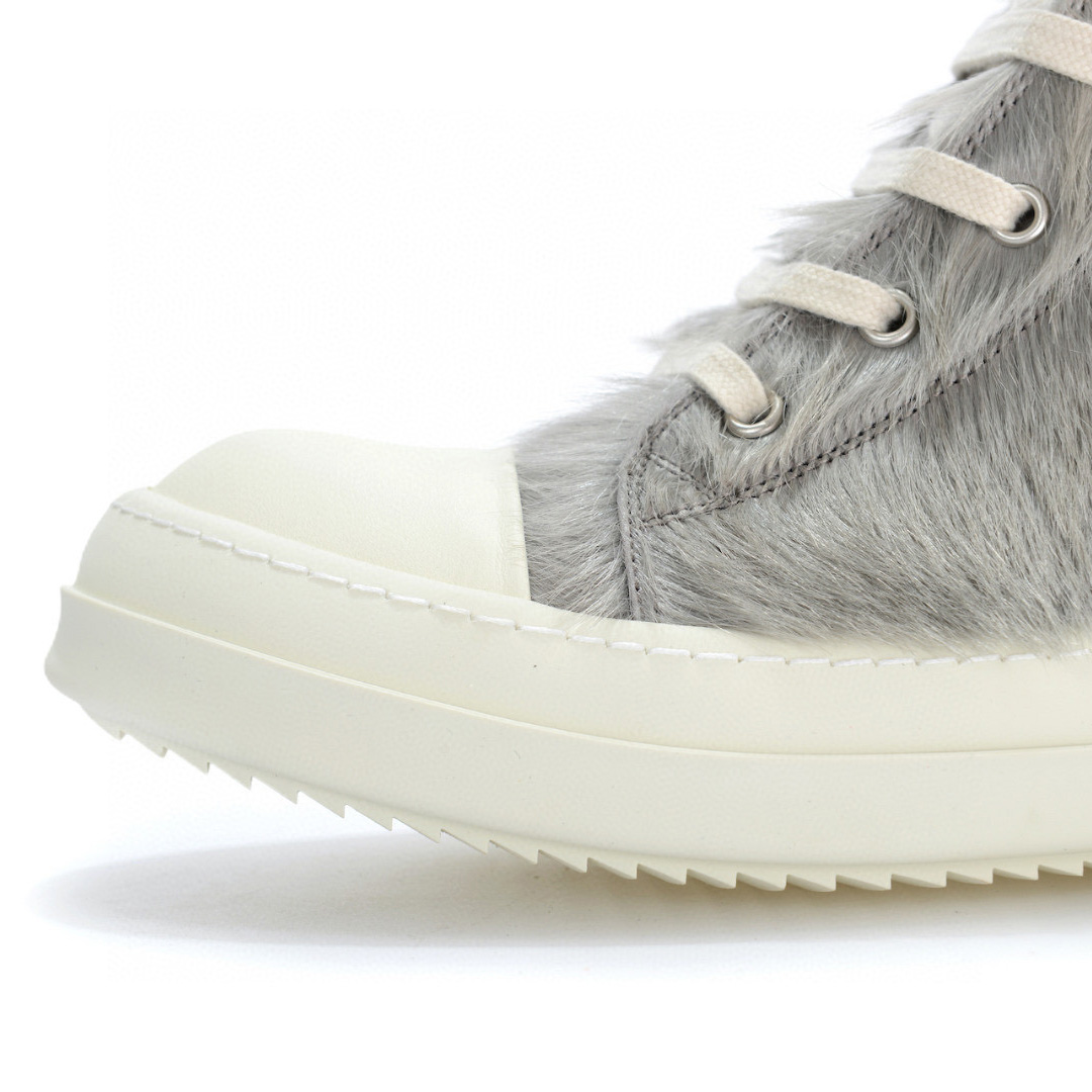 Rick Owens High-top Lace-up Sneakers - FashionPlug