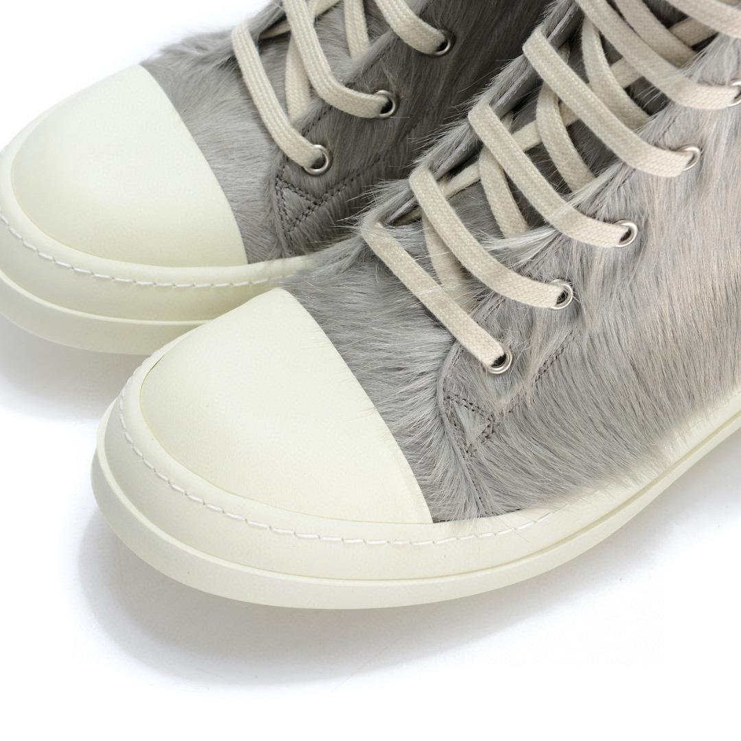 Rick Owens High-top Lace-up Sneakers - FashionPlug