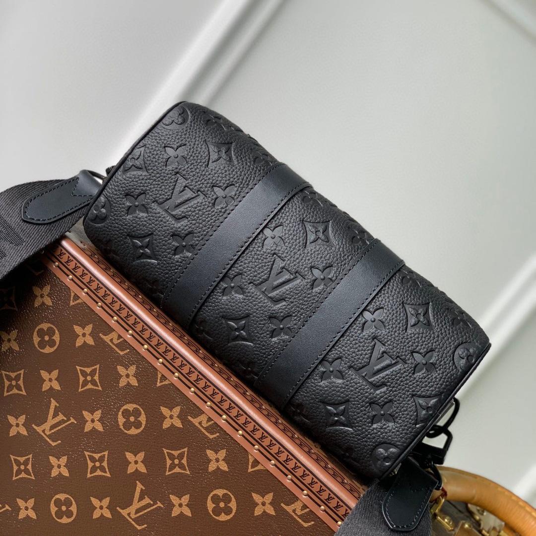 Louis Vuitton CKeepall Bandoulière 25 Taurillon Monogram (25x15x11CM)   M20900 - FashionPlug