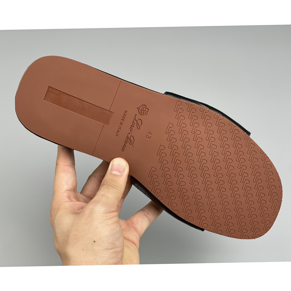 Loro Piana Slide Sandal  - FashionPlug