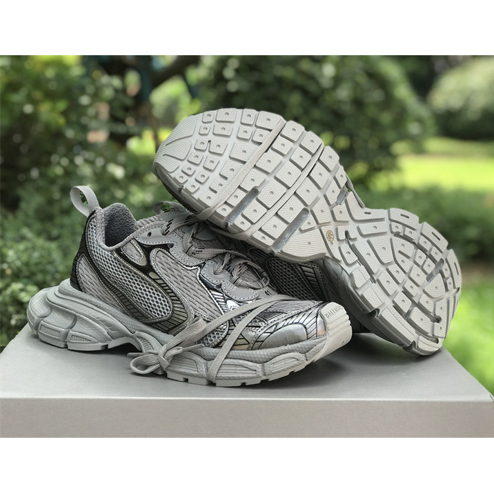 Balenciaga 3XL Worn-Out In Dark Grey - FashionPlug