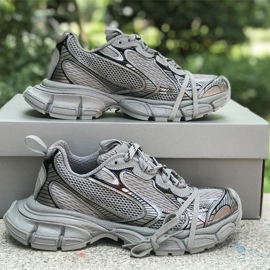 Balenciaga 3XL Worn-Out In Dark Grey - FashionPlug
